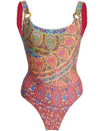 BOTEH Es Canar Theo One-piece Swimsuit - Red
