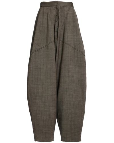 Stella McCartney Stretch-wool Tapered Trousers - Green