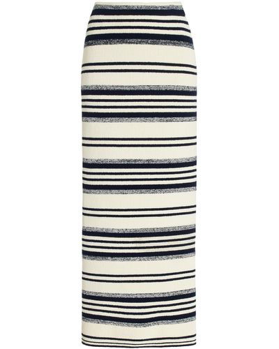 Jonathan Simkhai Teagan Ribbed-knit Maxi Skirt - Grey