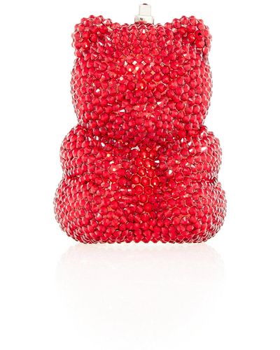 Judith Leiber Gummy Bear Crystal Pillbox - Red