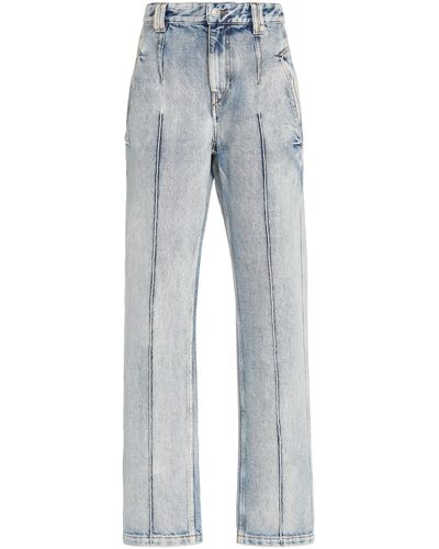 Isabel Marant Tijackom High-rise Rigid Tapered Jeans - Blue