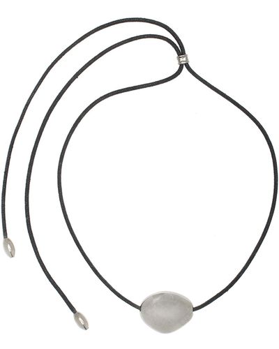 Ben-Amun Exclusive Silver-plated Pendant Necklace - Black