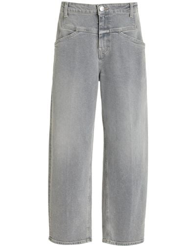 Closed Stover Stretch-cotton Trousers - Grey