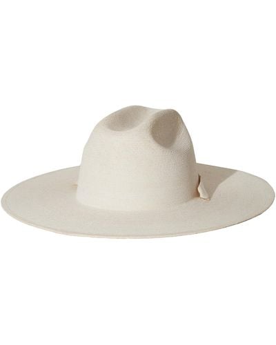 Janessa Leone Palmer Straw Hat - White