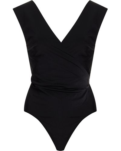 Mens High Neck One Piece Swimsuit