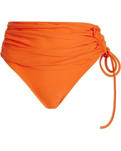 Jonathan Simkhai Quadria Bikini Bottom - Orange