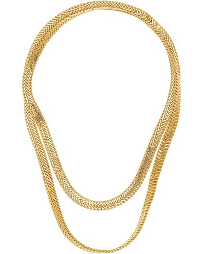 Sylvia Toledano Snake 22k Gold-plated Necklace - Metallic