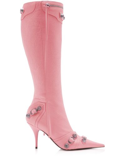 balenciaga bottes rose