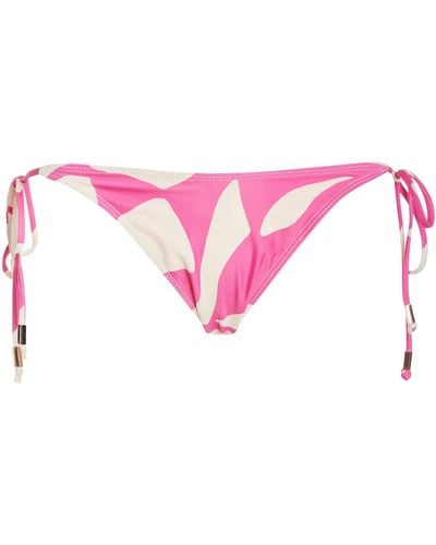 Juillet Exclusive Rosie Triangle Bikini Bottom In Bohemia - Pink