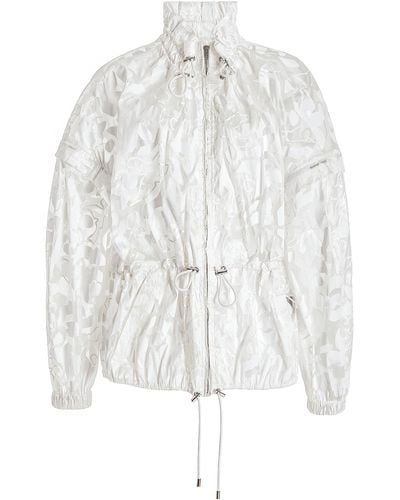 Isabel Marant Dimarik Printed Transparent Jacket - White