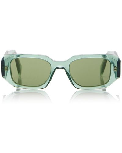 Prada Symbole Square-frame Acetate Sunglasses - Green