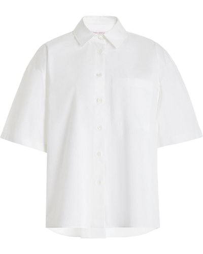 Carolina Herrera Cotton-blend Shirt - White
