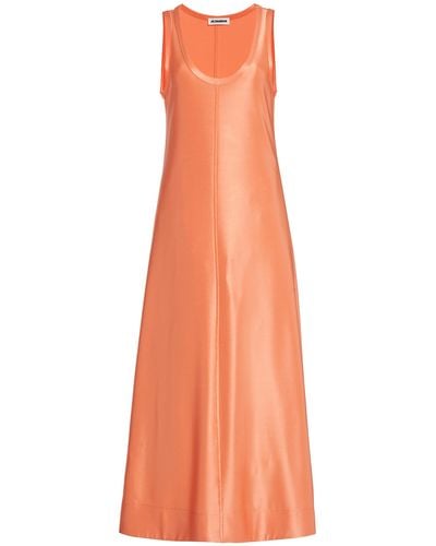 Jil Sander Maxi Tank Dress - Orange
