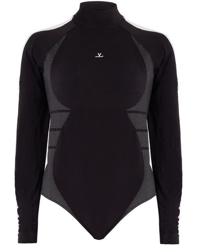 Vuarnet Seamless Ski Bodysuit - Black