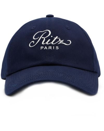 FRAME X Ritz Paris Cotton Baseball Cap - Blue