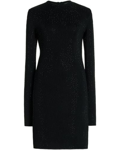 Balenciaga Knit Mini Dress - Black