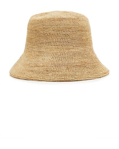 Lack of Color Inca Raffia Bucket Hat - Natural