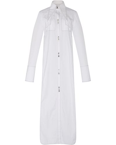 Valentino Garavani Kaleidoscope Tunic Shirt Dress - White
