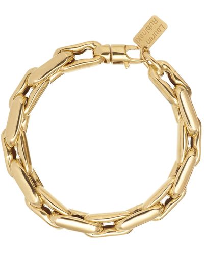 Lauren Rubinski Medium Lucky Gold Links 14k Yellow Gold Bracelet - Metallic