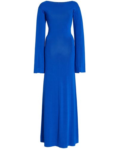By Malene Birger Sima Jersey Maxi Dress - Blue