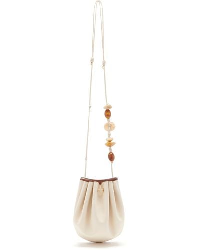 Ulla Johnson Paloma Essential Leather Pouch - Natural