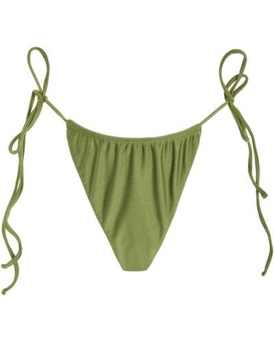 JADE Swim Lana Cheeky Bikini Bottom - Green