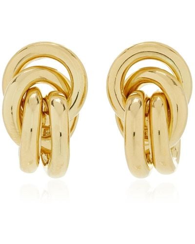 LIE STUDIO The Vera 18k Gold-plated Earrings - Metallic