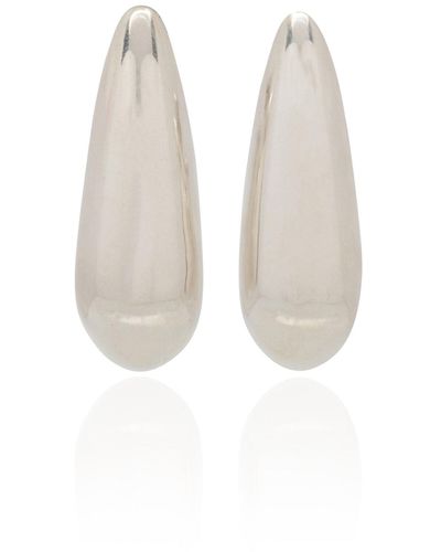 Bottega Veneta Sterling Silver Earrings - White