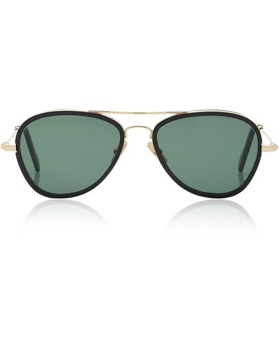 Totême The Aviators Acetate Sunglasses - Green