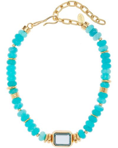 Lizzie Fortunato Exclusive Goddess Beaded Necklace - Green