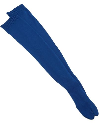 Maison Margiela Knee High Tabi Socks - Blue