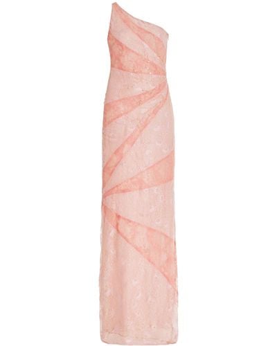 Francesca Miranda Ballerina Handmamde Silk Mini Dress - Pink