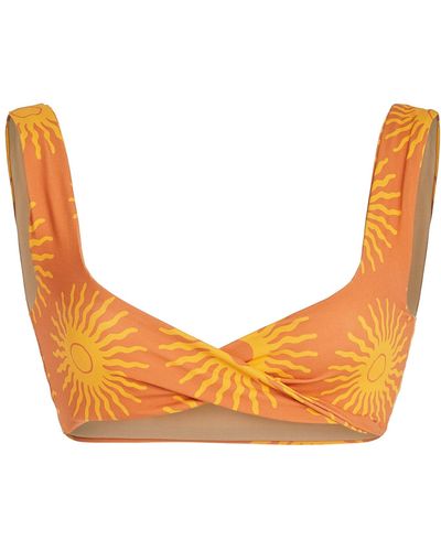 Cala De La Cruz Bettina Bikini Top - Orange