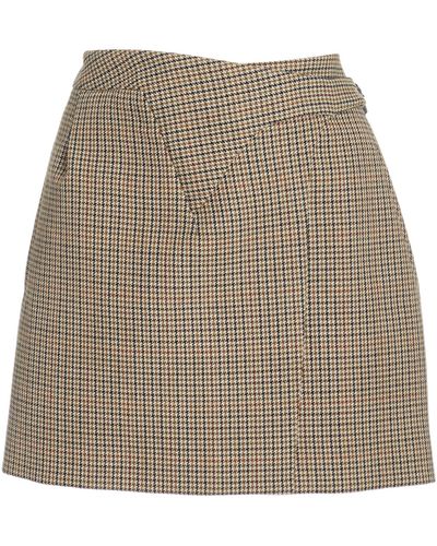 Wardrobe NYC Wrap Skirt Mini - Natural
