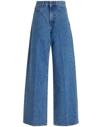 Totême Rigid High-rise Wide-leg Jeans - Blue
