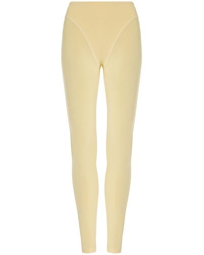 Norba Accent Jersey Leggings - Yellow