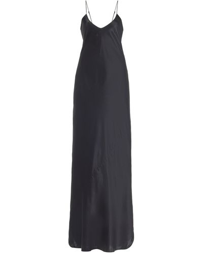 Nili Lotan Cami Silk Gown - Black