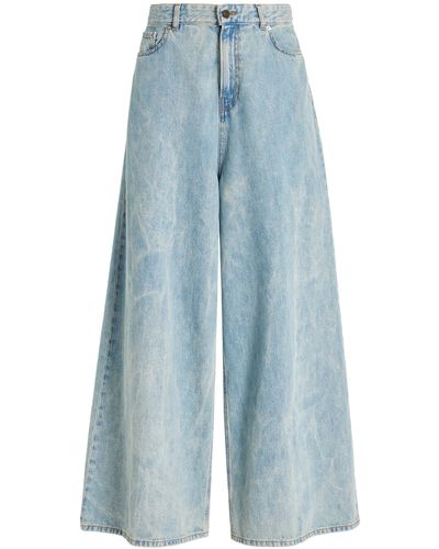 Haikure Big Bethany Oversized Wide-leg Jeans - Blue