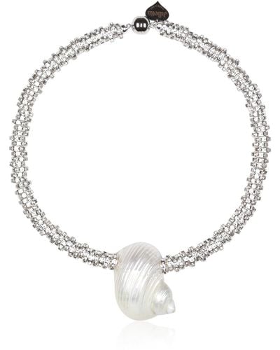 Julietta Spetses Shell Necklace - White