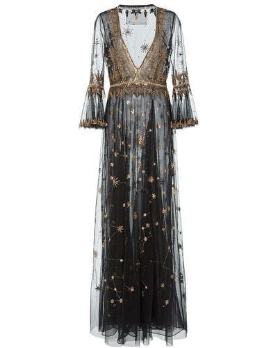 Cucculelli Shaheen Specialorder-hera Constellation Dress-sample-fk Siz - Black