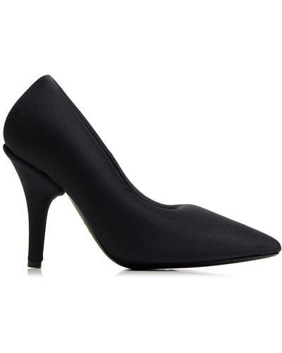 Balenciaga Xl Jersey Court Shoes - Black