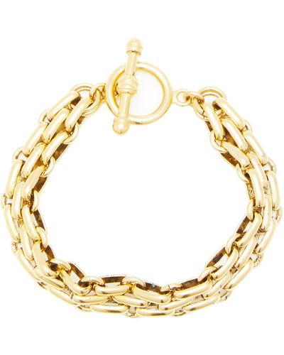 Brinker & Eliza End Game 24k Gold-plated Chain Bracelet - Metallic