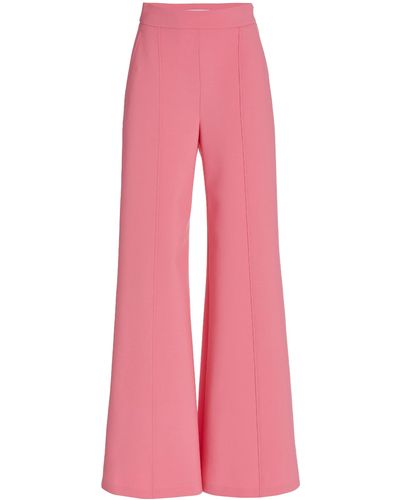 Carolina Herrera Wool Wide-leg Pants - Pink