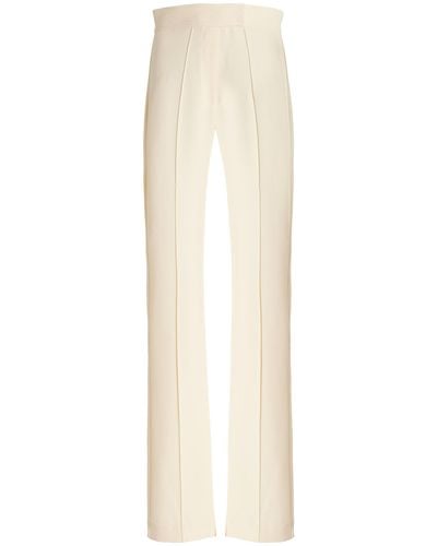 Alex Perry Slate Slim-leg Stretch Crepe Pants - White