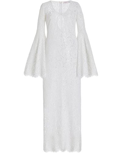 Michael Kors Cutout Lace Maxi Dress - White