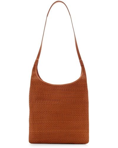 The Row Jules Woven Leather Tote Bag - Brown