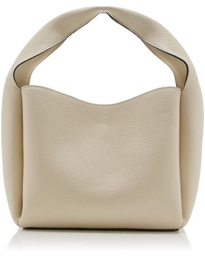 Totême Leather Bucket Bag - White