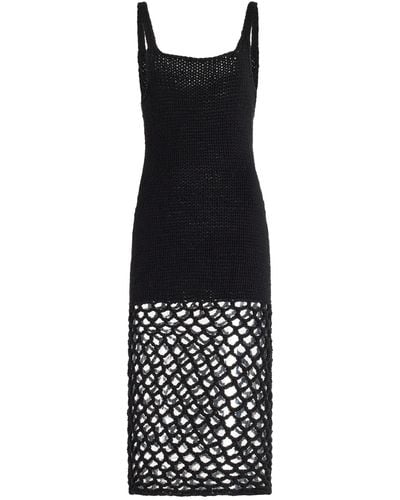 Nia Thomas Sade Crocheted Cotton Maxi Dress - Black