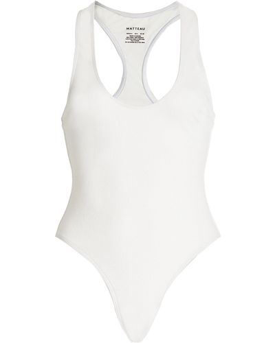 Matteau Racer-back One-piece Swimsuit - White