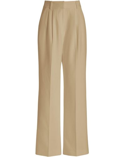 FAVORITE DAUGHTER The Favorite High-waisted Pleated Pants - Natural